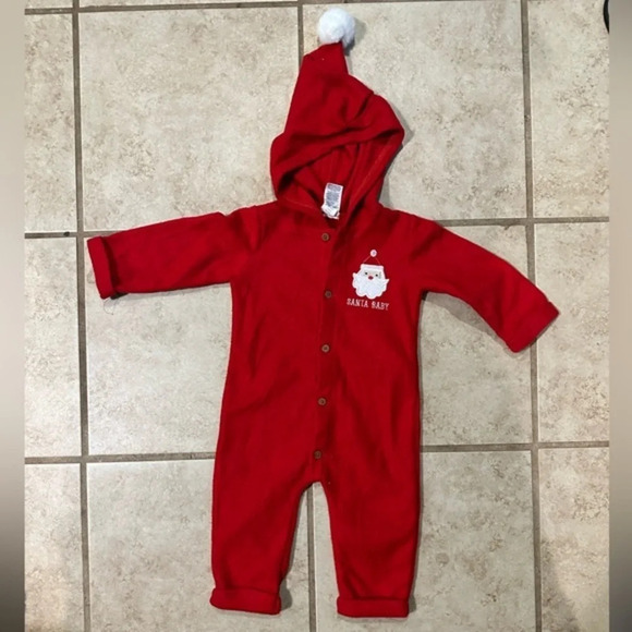 Baby Santa one‎ piece - Picture 1 of 4